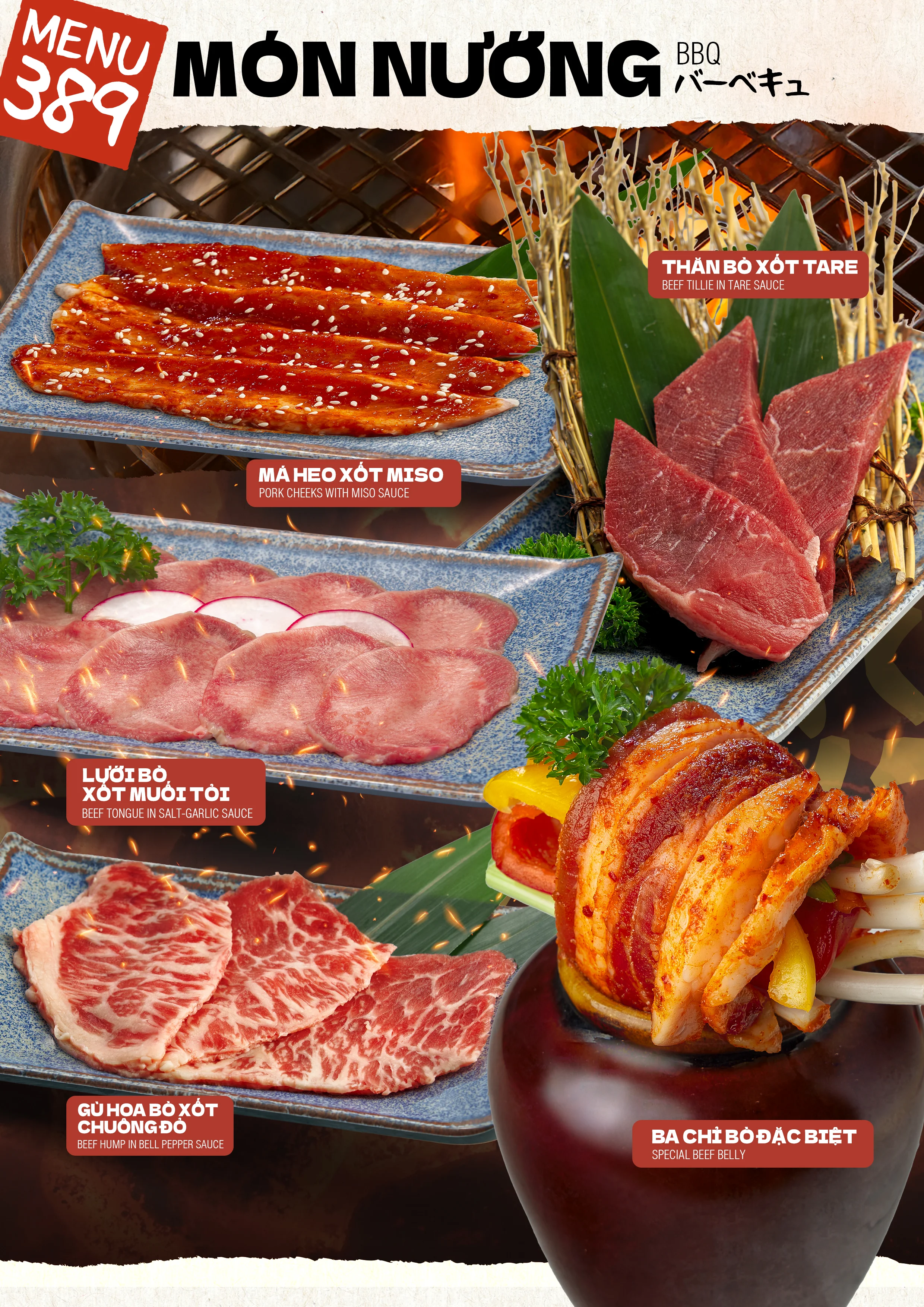 13 nướng 389 for menu tổng hợp